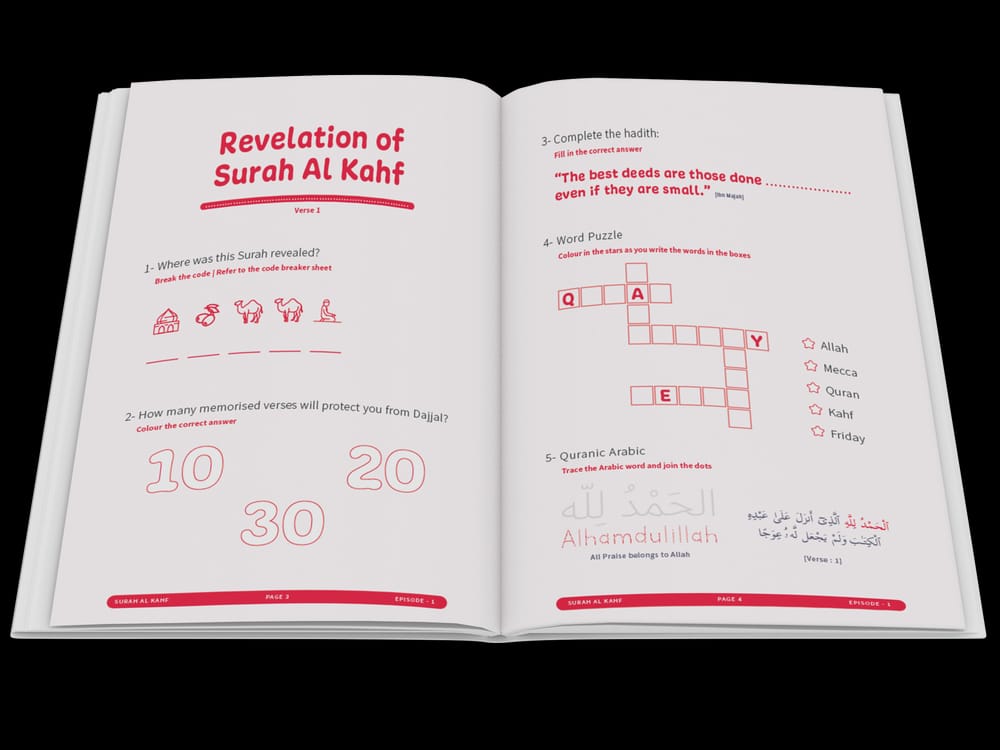 Surah Al-Kahf Workbook