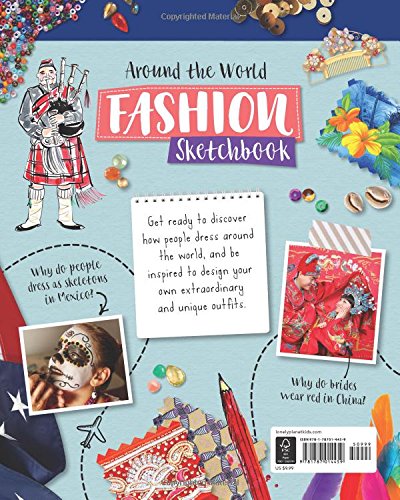 Around The World Fashion Sketchbook 1 (Lonely Planet Kids)
