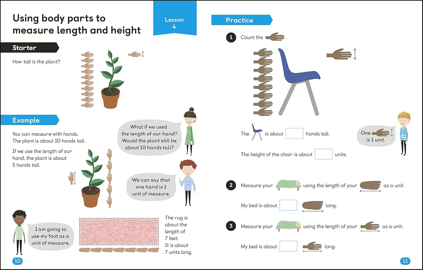 Maths ― No Problem! Measuring, Ages 4-6 (Key Stage 1) (Master Maths At Home)