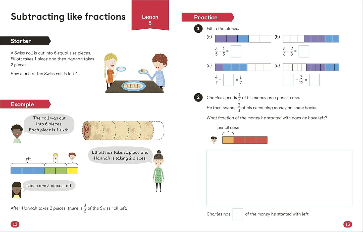 Maths ― No Problem! Fractions, Ages 7-8 (Key Stage 2) (Master Maths At Home)