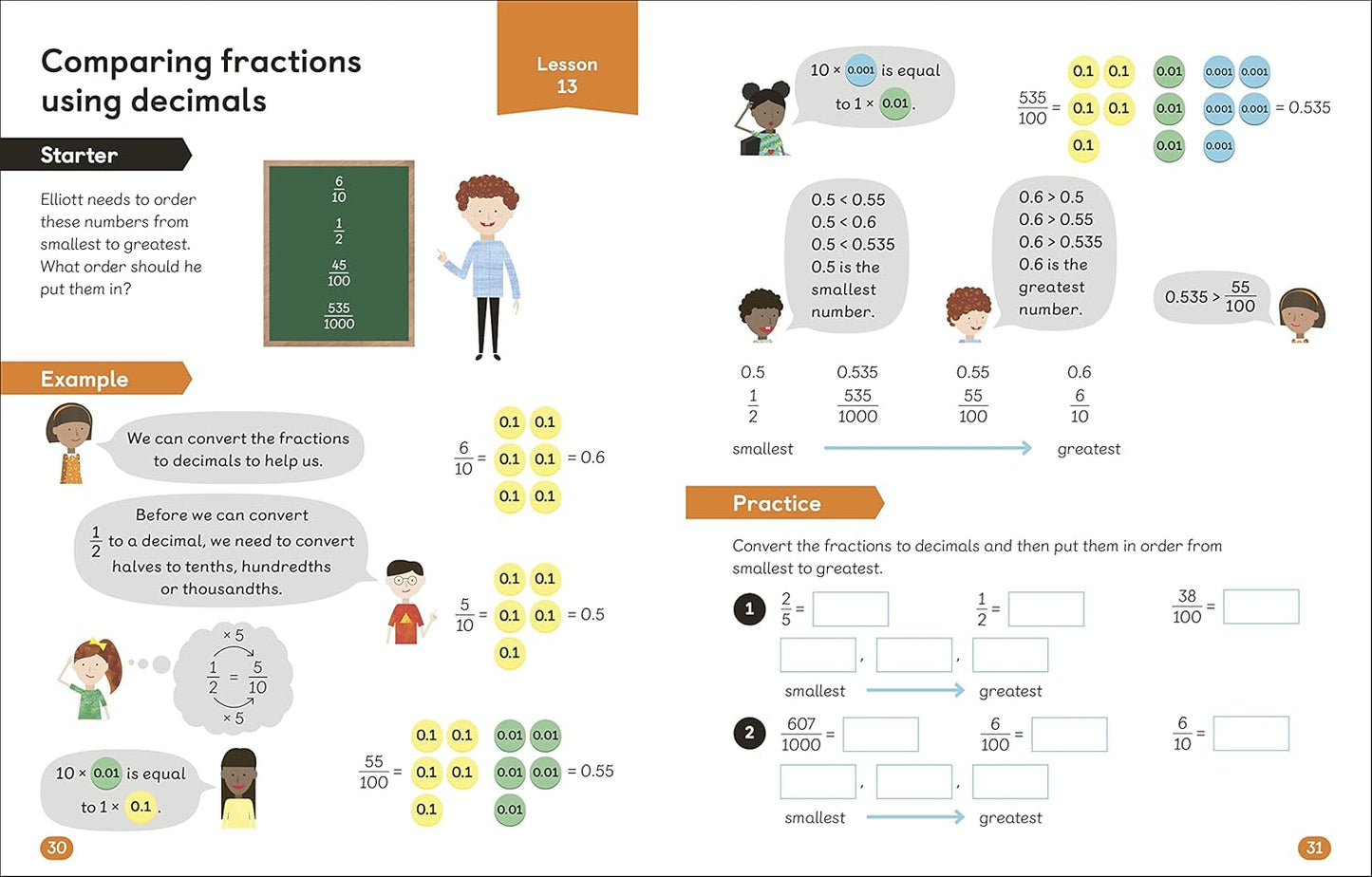 Maths ― No Problem! Fractions, Decimals and Percentage, Ages 9-10 (Key Stage 2) (Master Maths At Home)