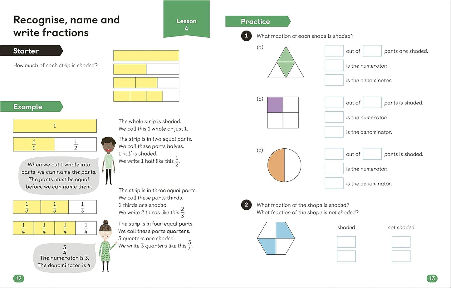 Maths ― No Problem! Fractions, Ages 5-7 (Key Stage 1) (Master Maths At Home)