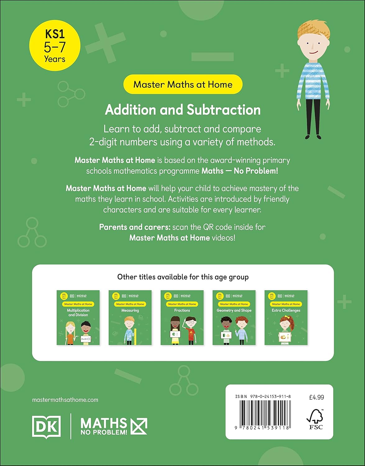 Maths ― No Problem! Addition and Subtraction, Ages 5-7 (Key Stage 1) (Master Maths At Home)