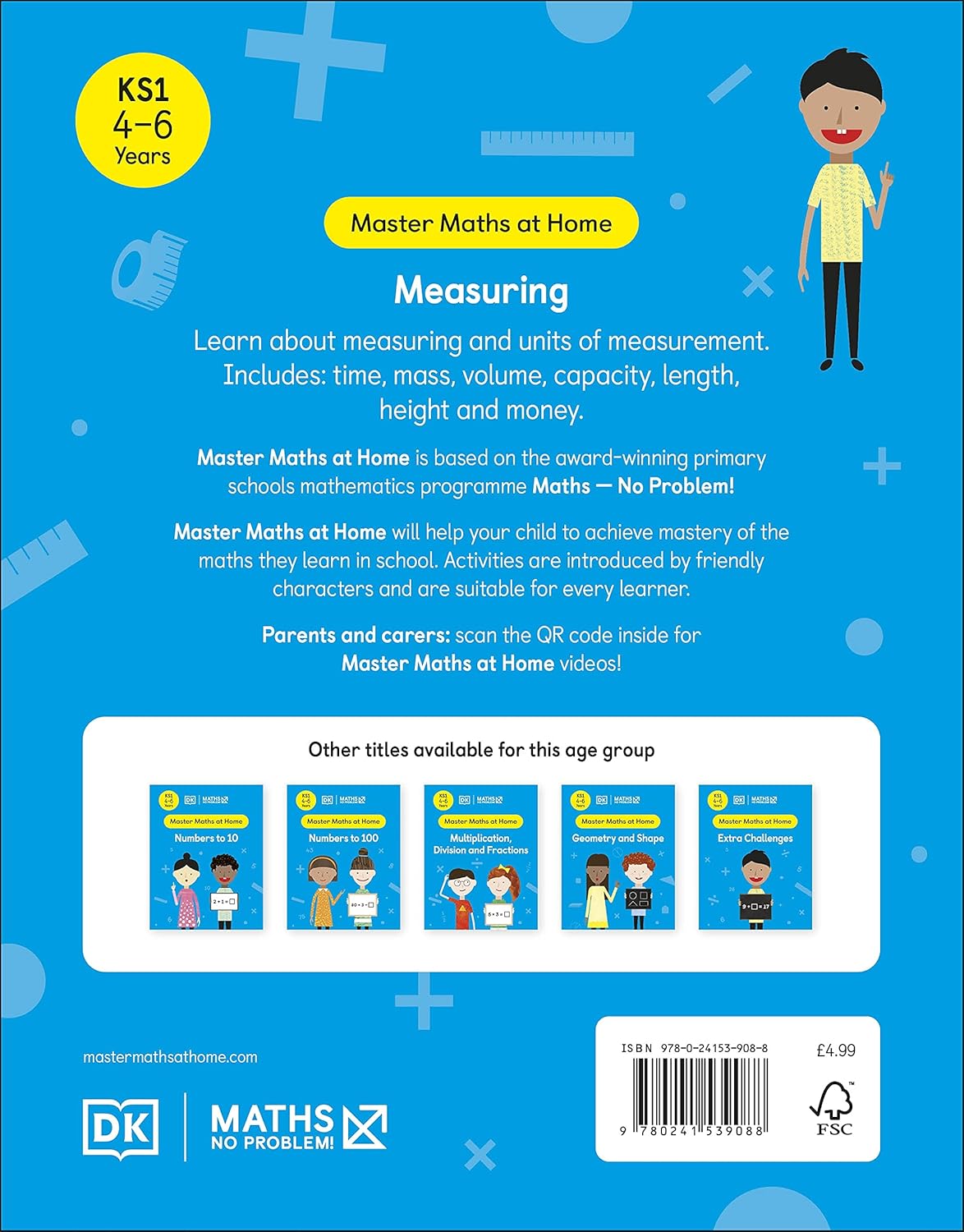 Maths ― No Problem! Measuring, Ages 4-6 (Key Stage 1) (Master Maths At Home)