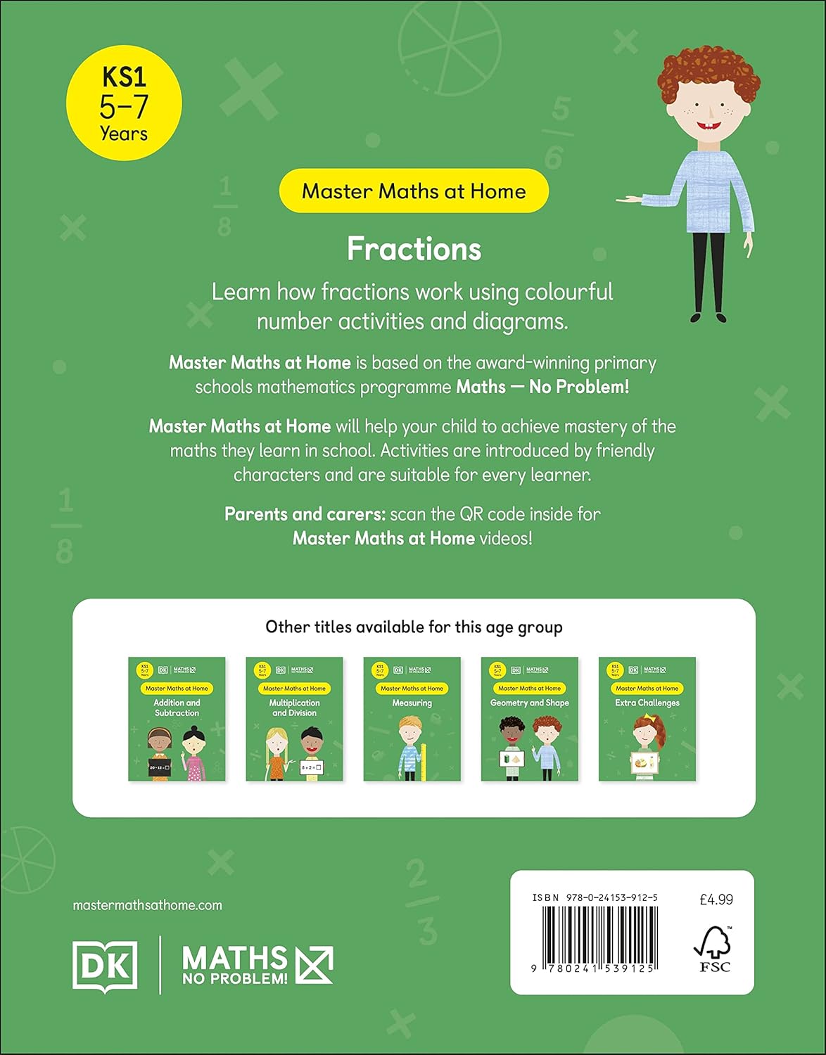 Maths ― No Problem! Fractions, Ages 5-7 (Key Stage 1) (Master Maths At Home)