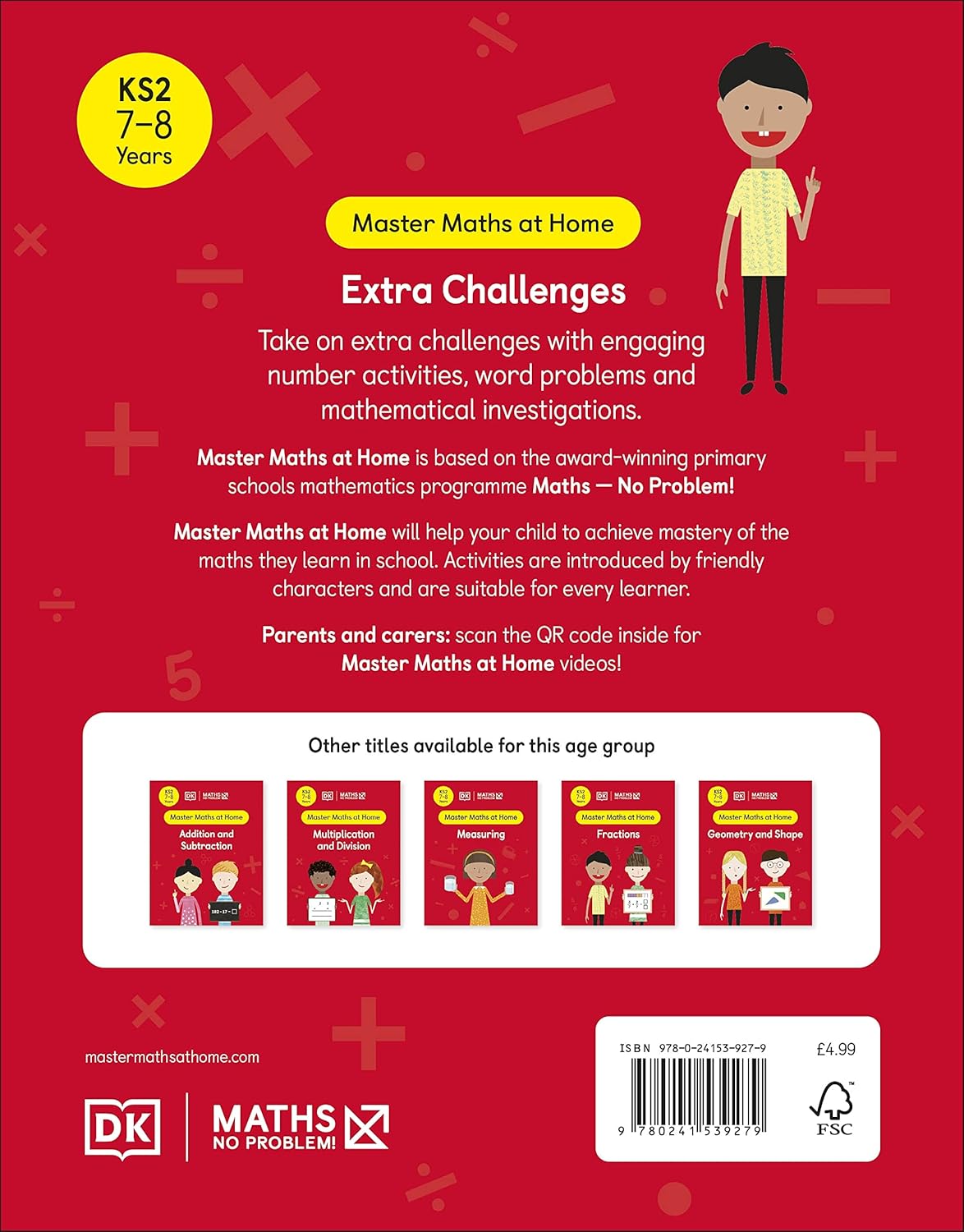 Maths ― No Problem! Extra Challenges, Ages 7-8 (Key Stage 2) (Master Maths At Home)