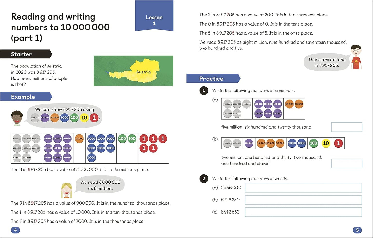 Maths ― No Problem! Numbers to 10 Million, Ages 10-11 (Key Stage 2) (Master Maths At Home)