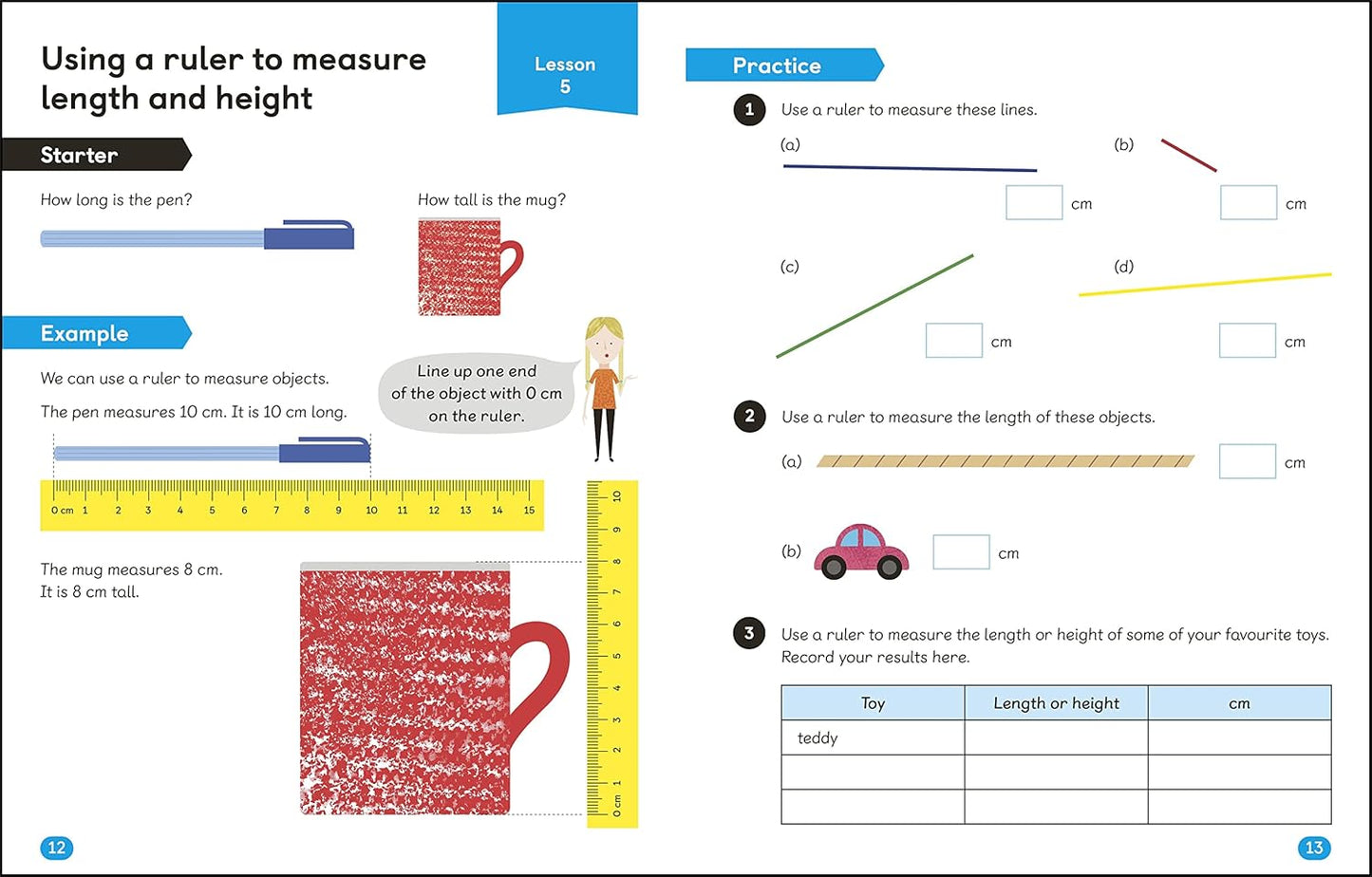 Maths ― No Problem! Measuring, Ages 4-6 (Key Stage 1) (Master Maths At Home)