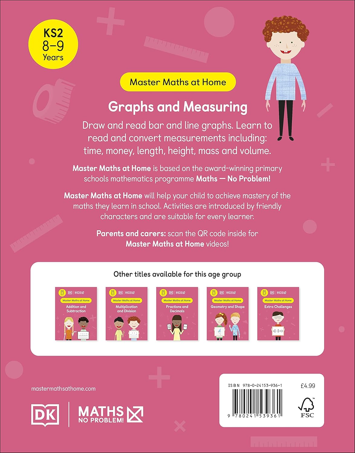 Maths ― No Problem! Graphs and Measuring, Ages 8-9 (Key Stage 2) (Master Maths At Home)