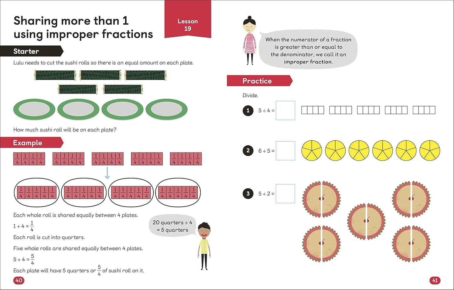 Maths ― No Problem! Fractions, Ages 7-8 (Key Stage 2) (Master Maths At Home)