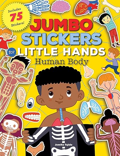 Jumbo Stickers for Little Hands: Human Body: Includes 75 Stickers (Volume 1)