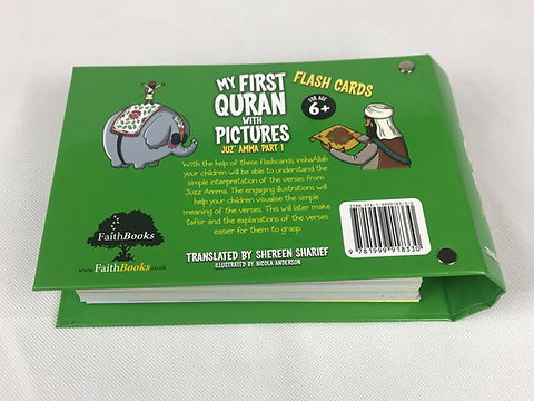 My First Quran With Pictures - Flash Cards. Damaged cover