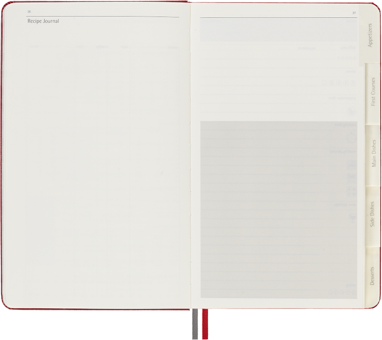 Moleskine Passion Journal, Recipe, Hard Cover
