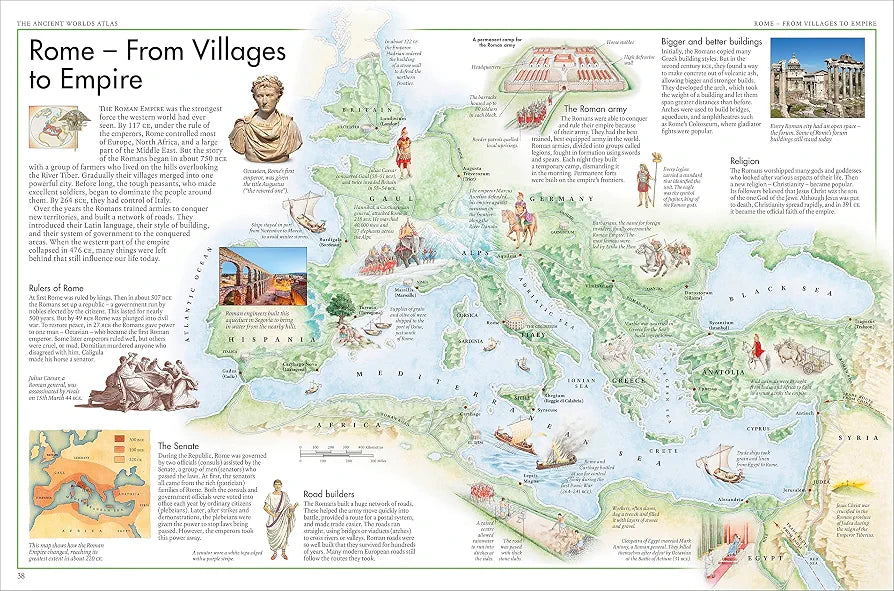 The Ancient Worlds Atlas: A Pictorial Guide to Past Civilizations