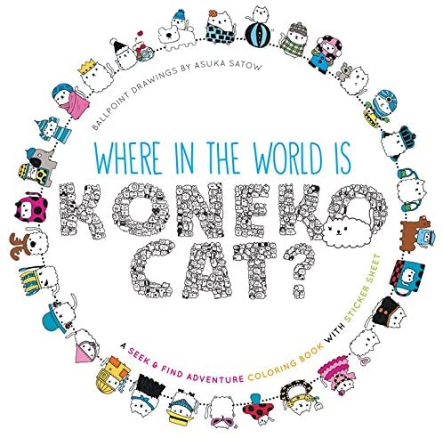 Where in the World Is Koneko Cat? Coloring Book: Coloring Around the World