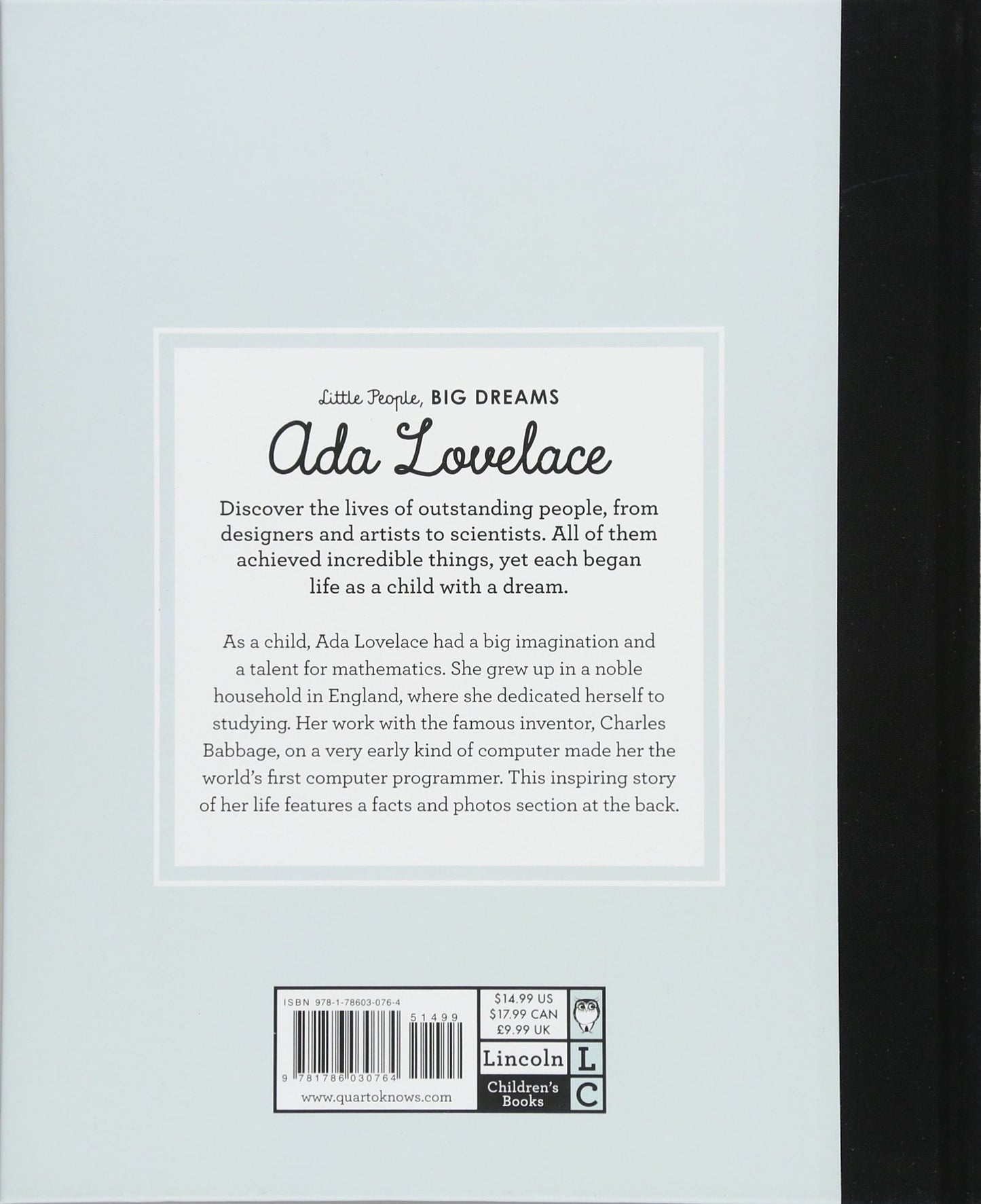 Ada Lovelace (Volume 10) (Little People, BIG DREAMS, 10)