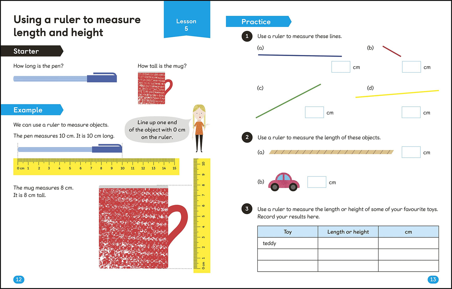 Maths ― No Problem! Measuring, Ages 4-6 (Key Stage 1) (Master Maths At Home)