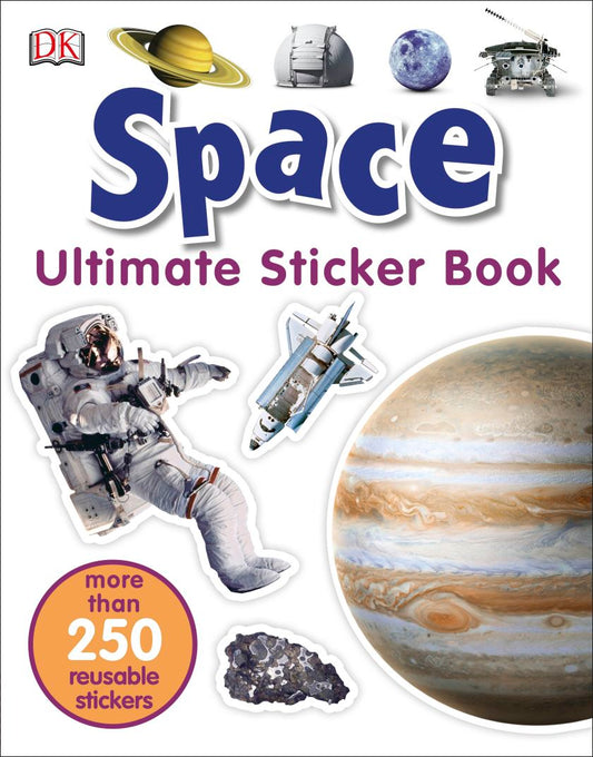 Space sticker activity book