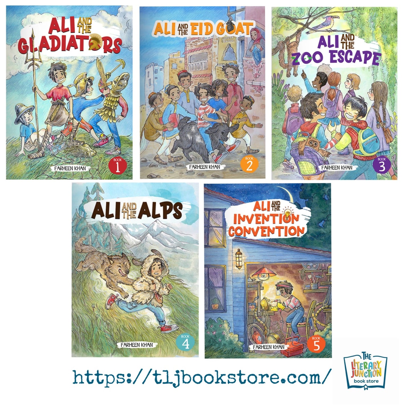 Ali series - Set of 5